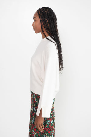 Allude - Wide Sleeve Sweater, Ivory