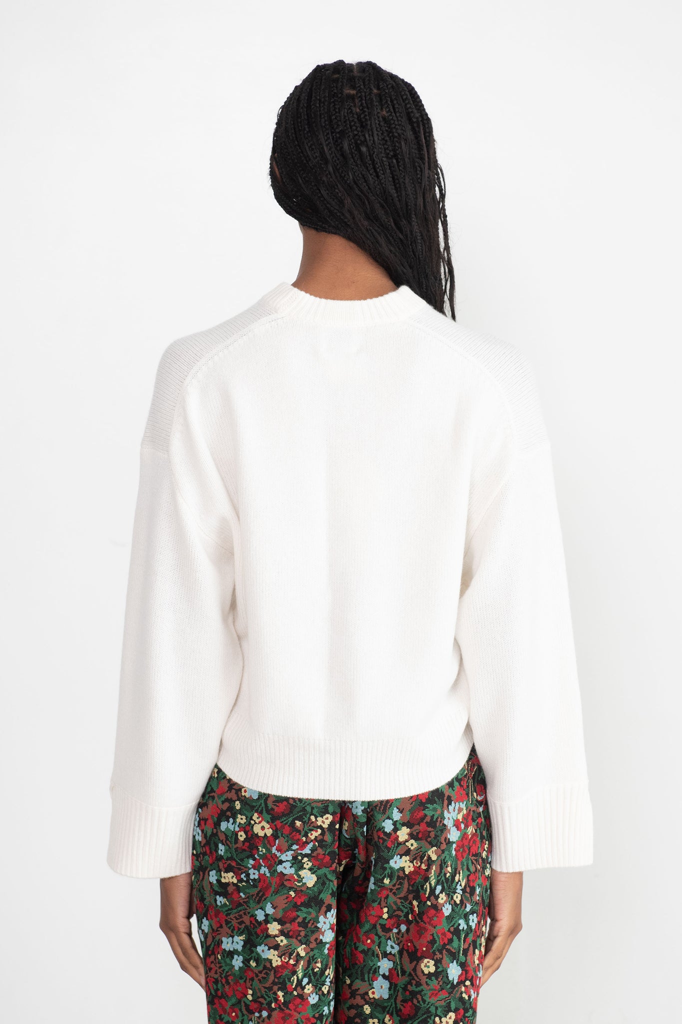 Allude - Wide Sleeve Sweater, Ivory