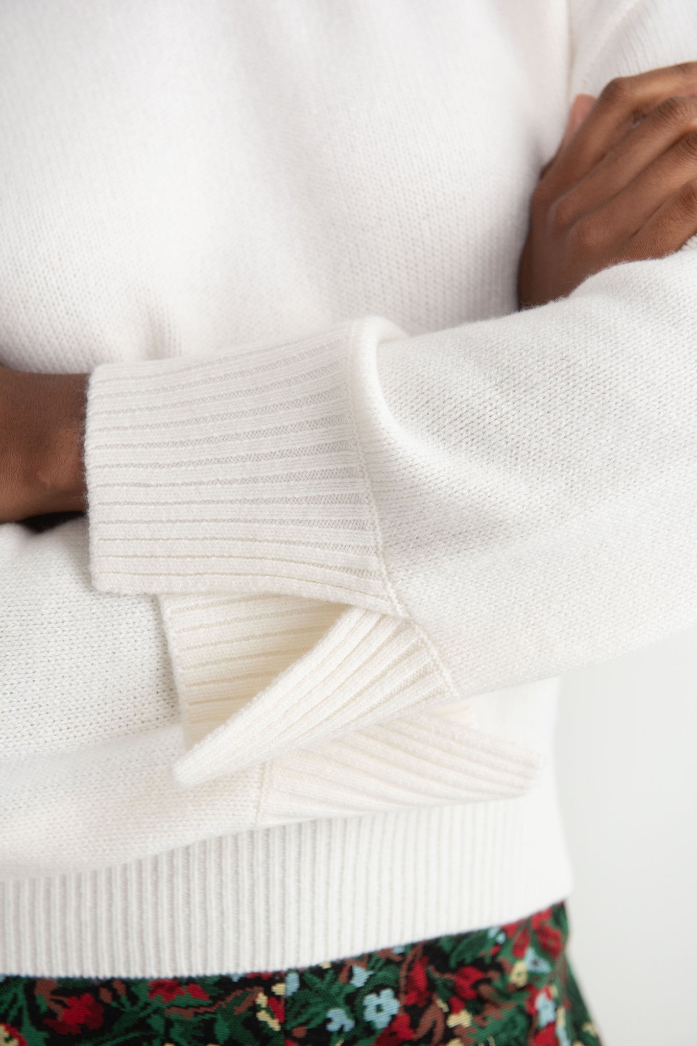 Allude - Wide Sleeve Sweater, Ivory