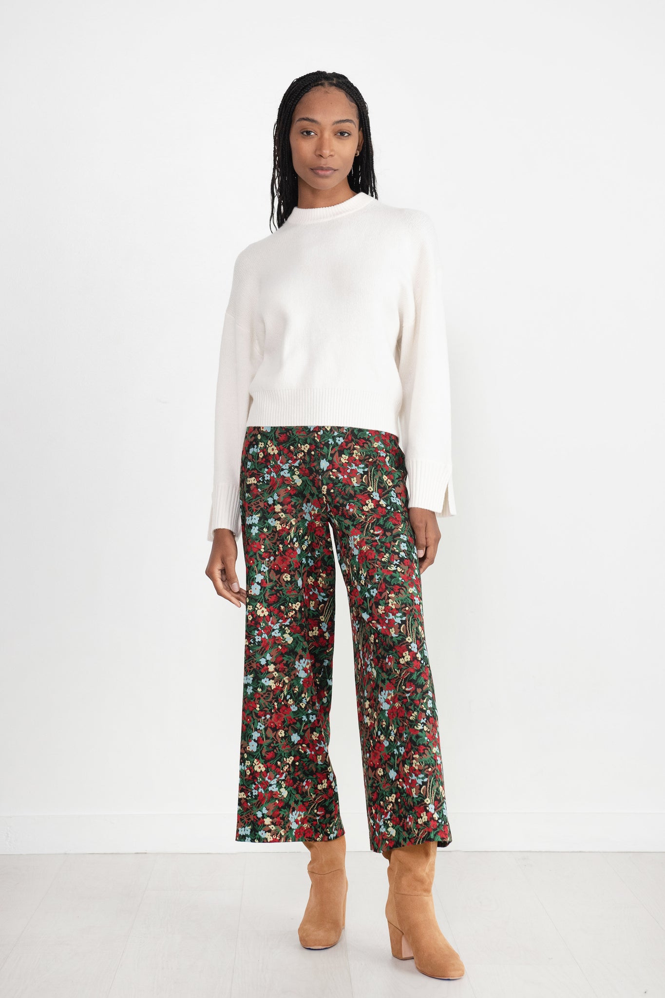 Allude - Wide Sleeve Sweater, Ivory