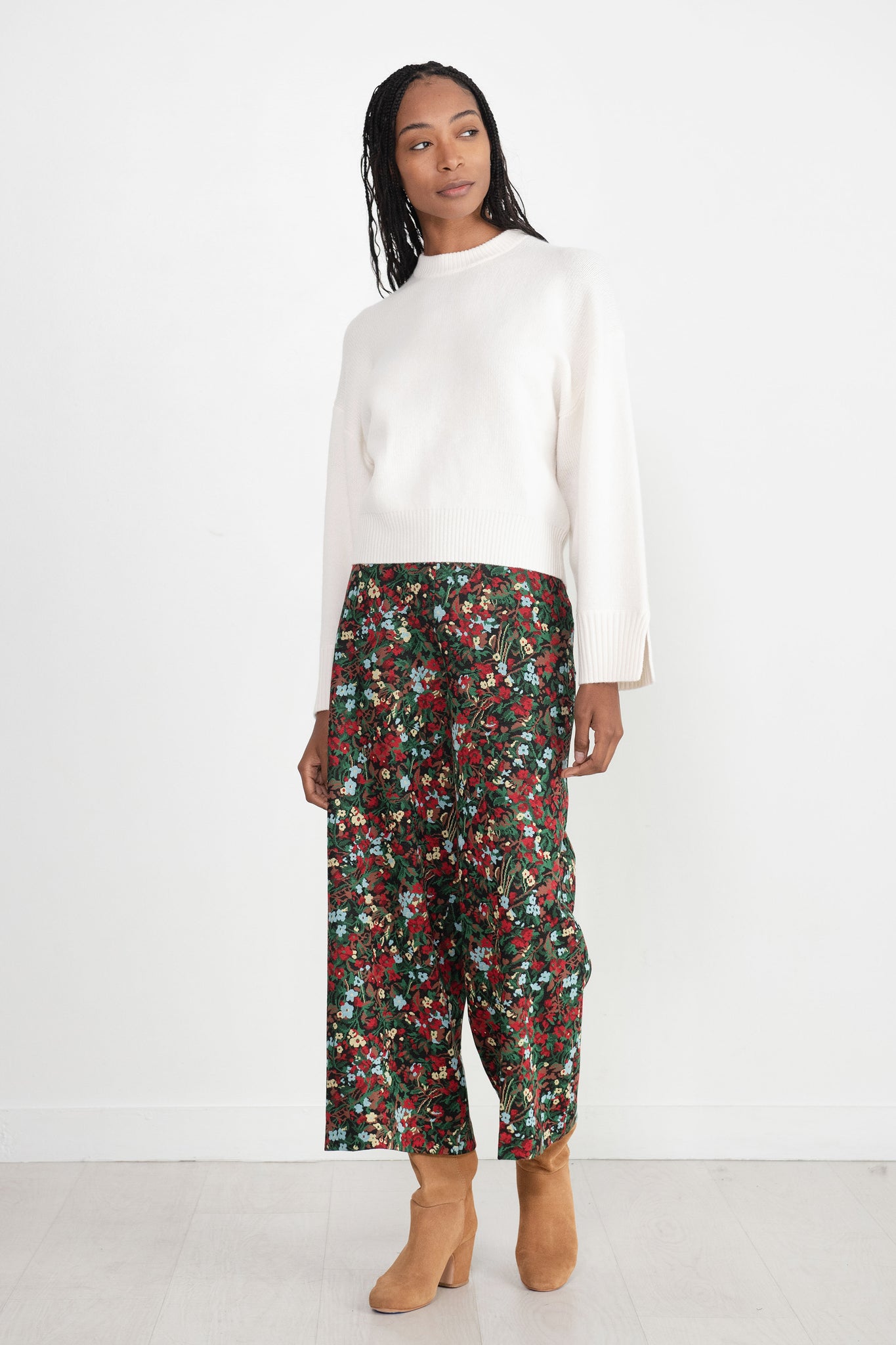 Allude - Wide Sleeve Sweater, Ivory