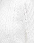 Cabbie Sweater, Optic White