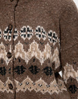 Cammie Sweater, Oak Moss Fairisle