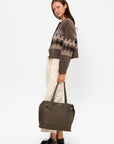 Cammie Sweater, Oak Moss Fairisle