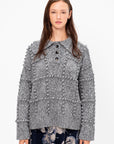 Mitch Sweater, Grey Melange