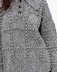 Mitch Sweater, Grey Melange