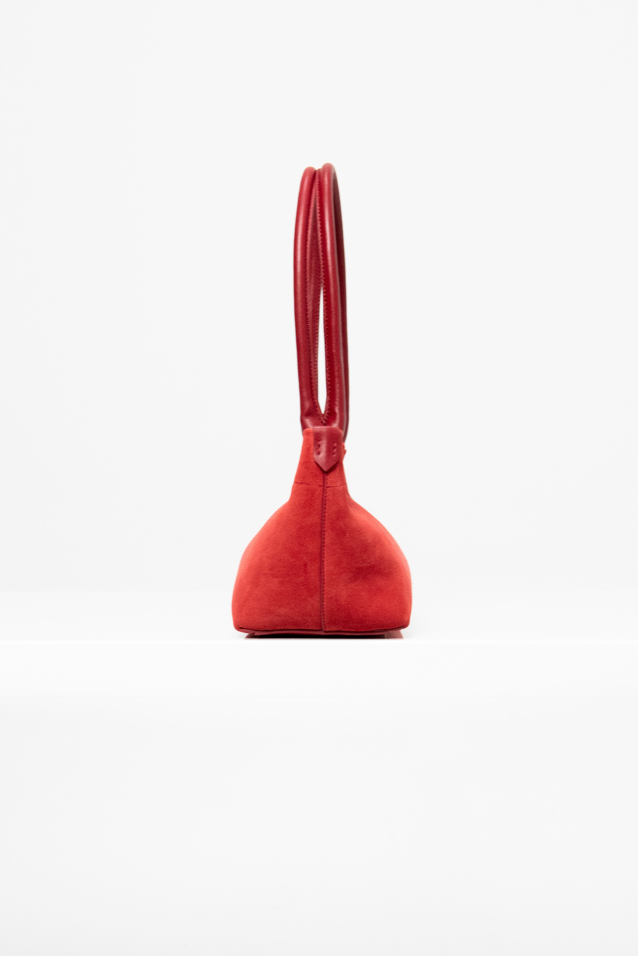 Altuzarra E/W Mini Tote, Maroon – Kick Pleat