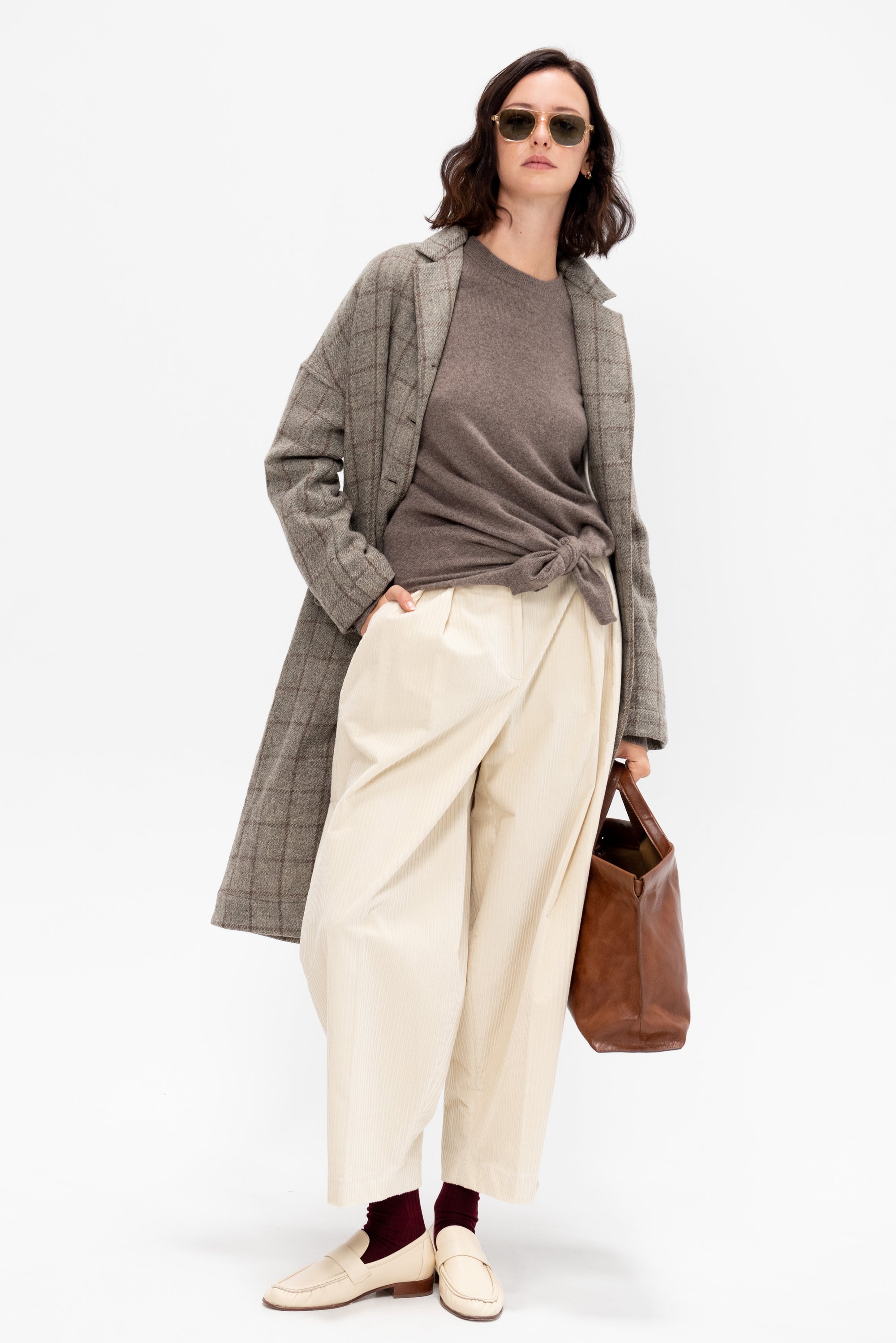 Nalini Sweater, Clove Melange