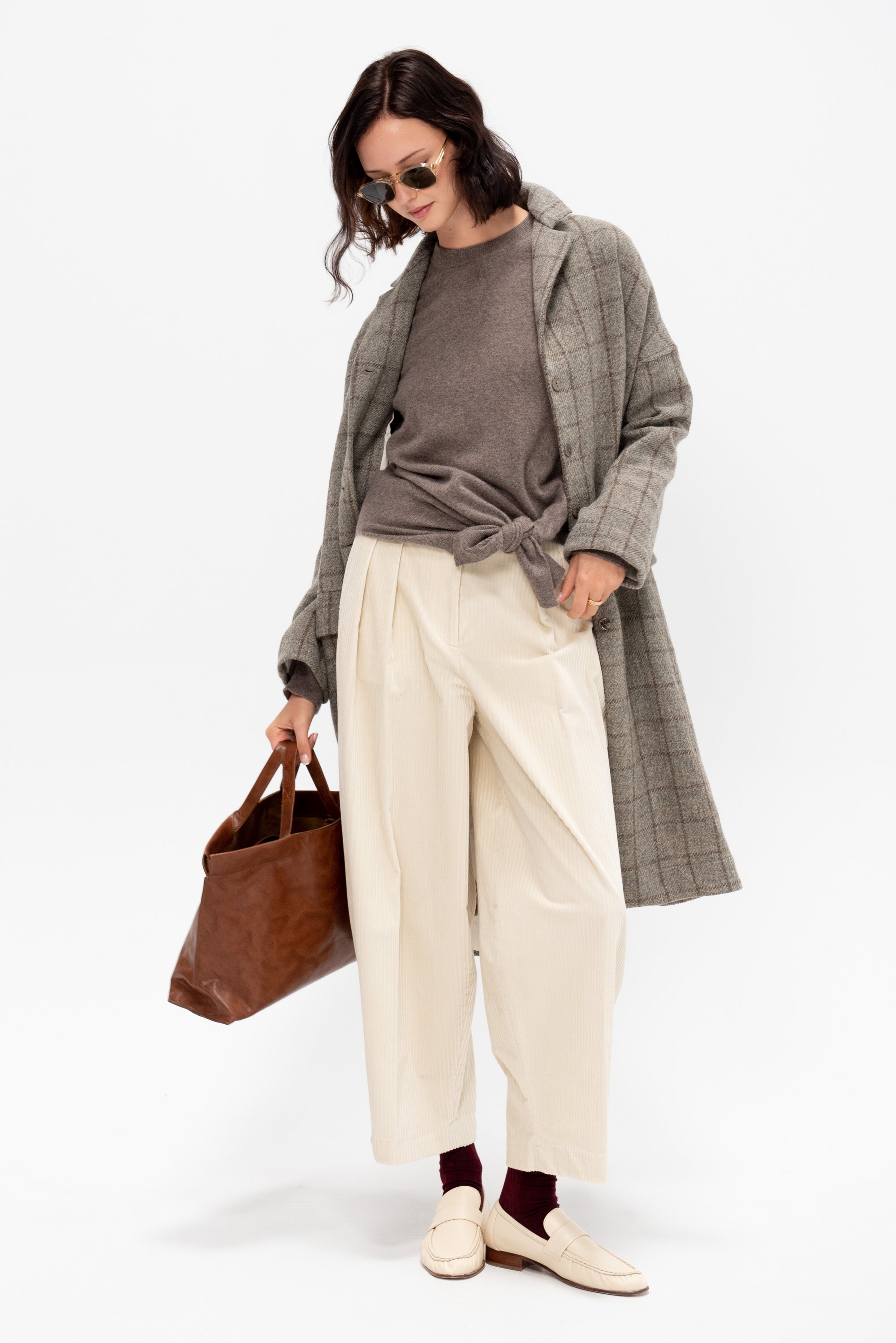 Nalini Sweater, Clove Melange