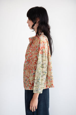 Anntian - Asymmetric Top, Print - Bright Flowers