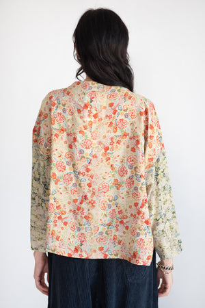 Anntian - Asymmetric Top, Print - Bright Flowers