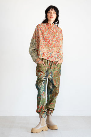 Anntian - Fleece Jogger Pant, Print G - Flower Beds