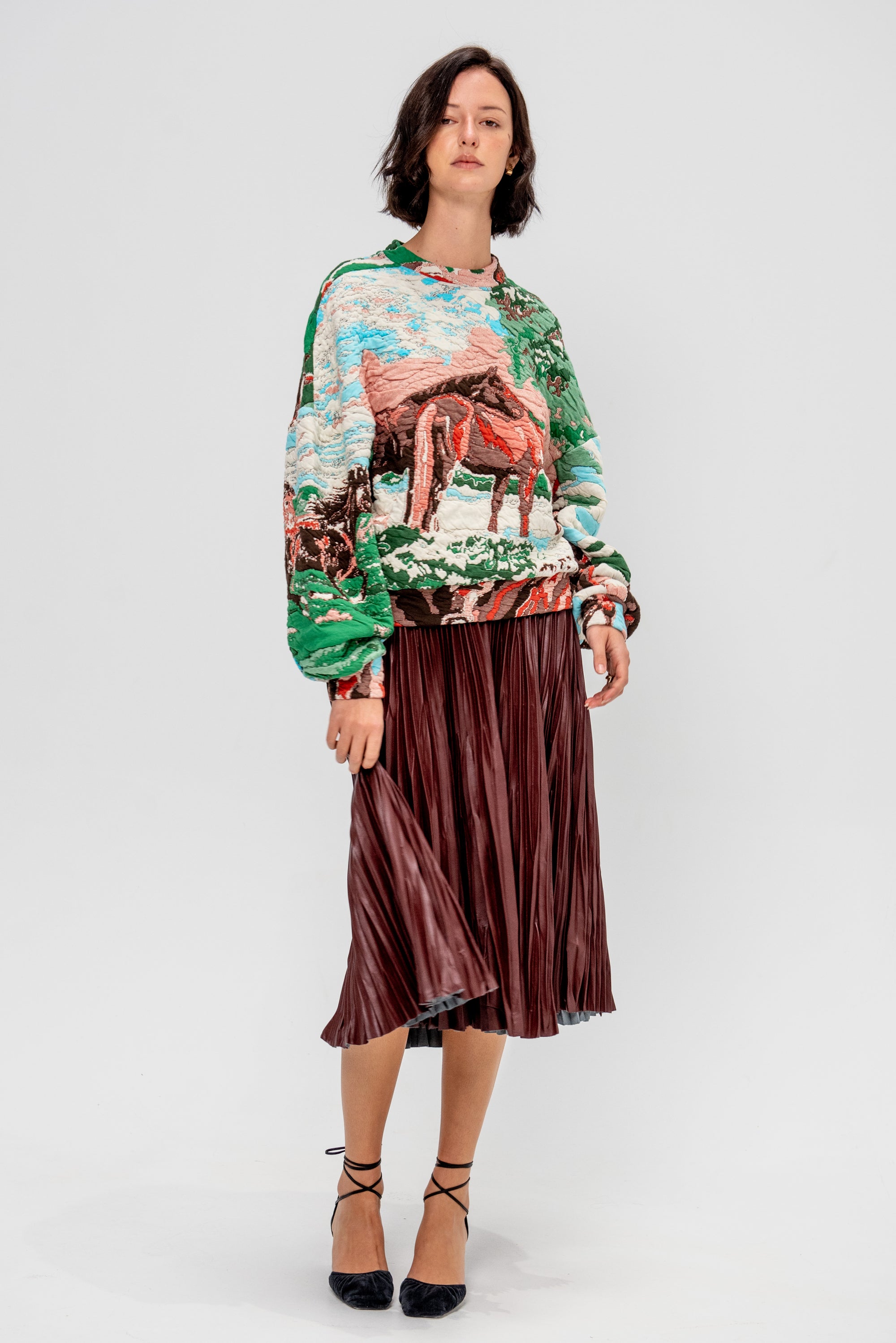 Unisex Sweater, Wild Horses