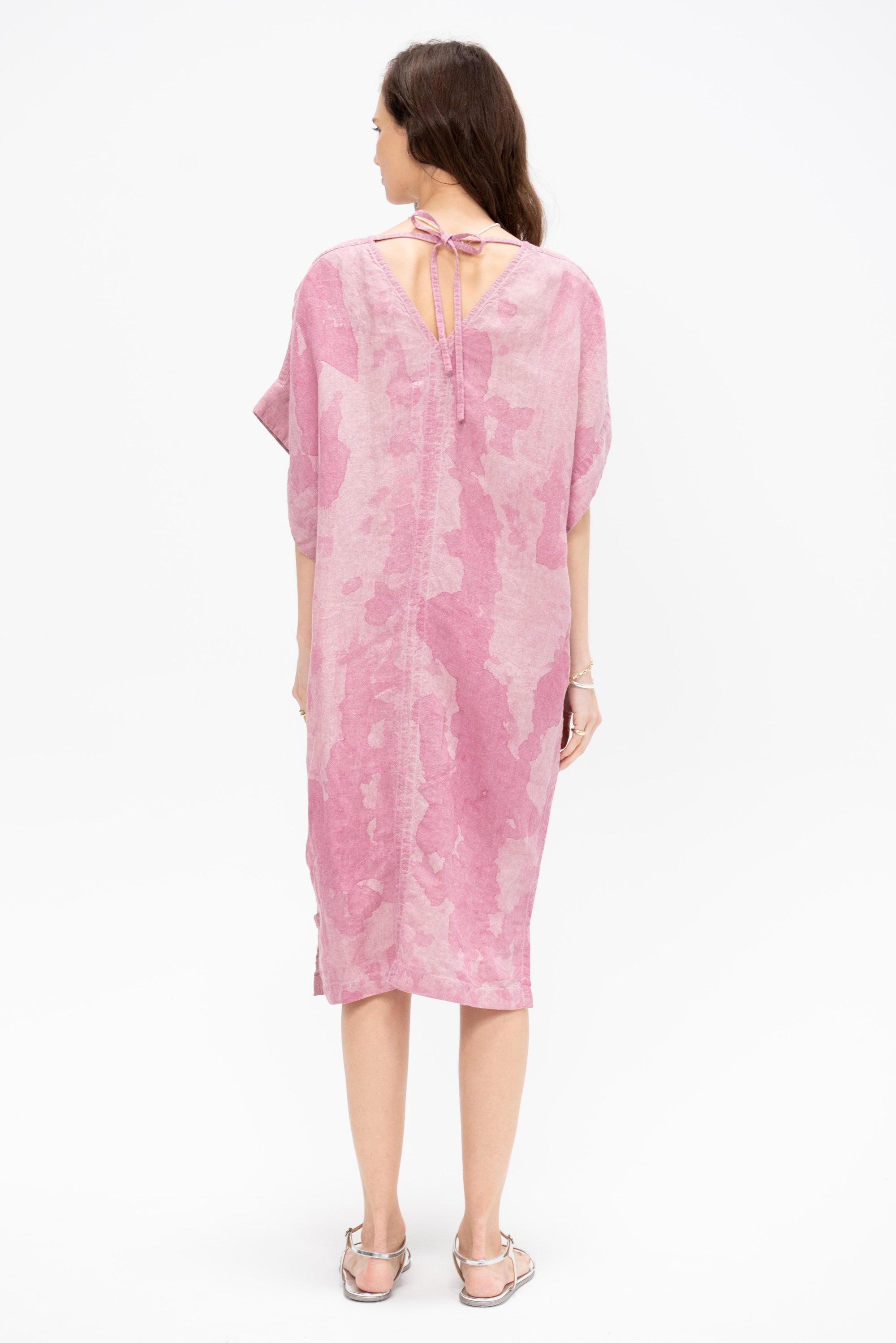 Linen Dress, Mineral Dye