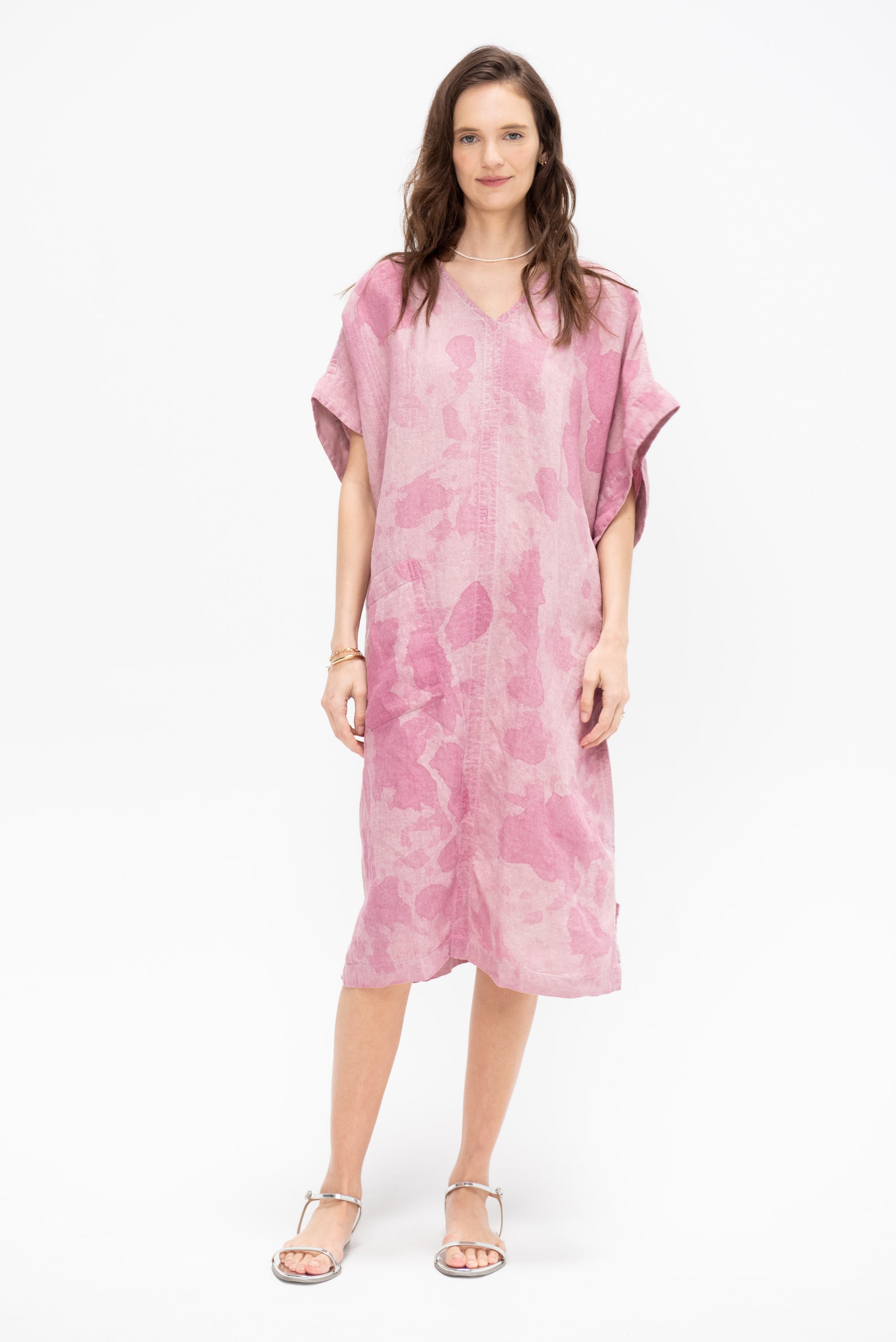 Linen Dress, Mineral Dye
