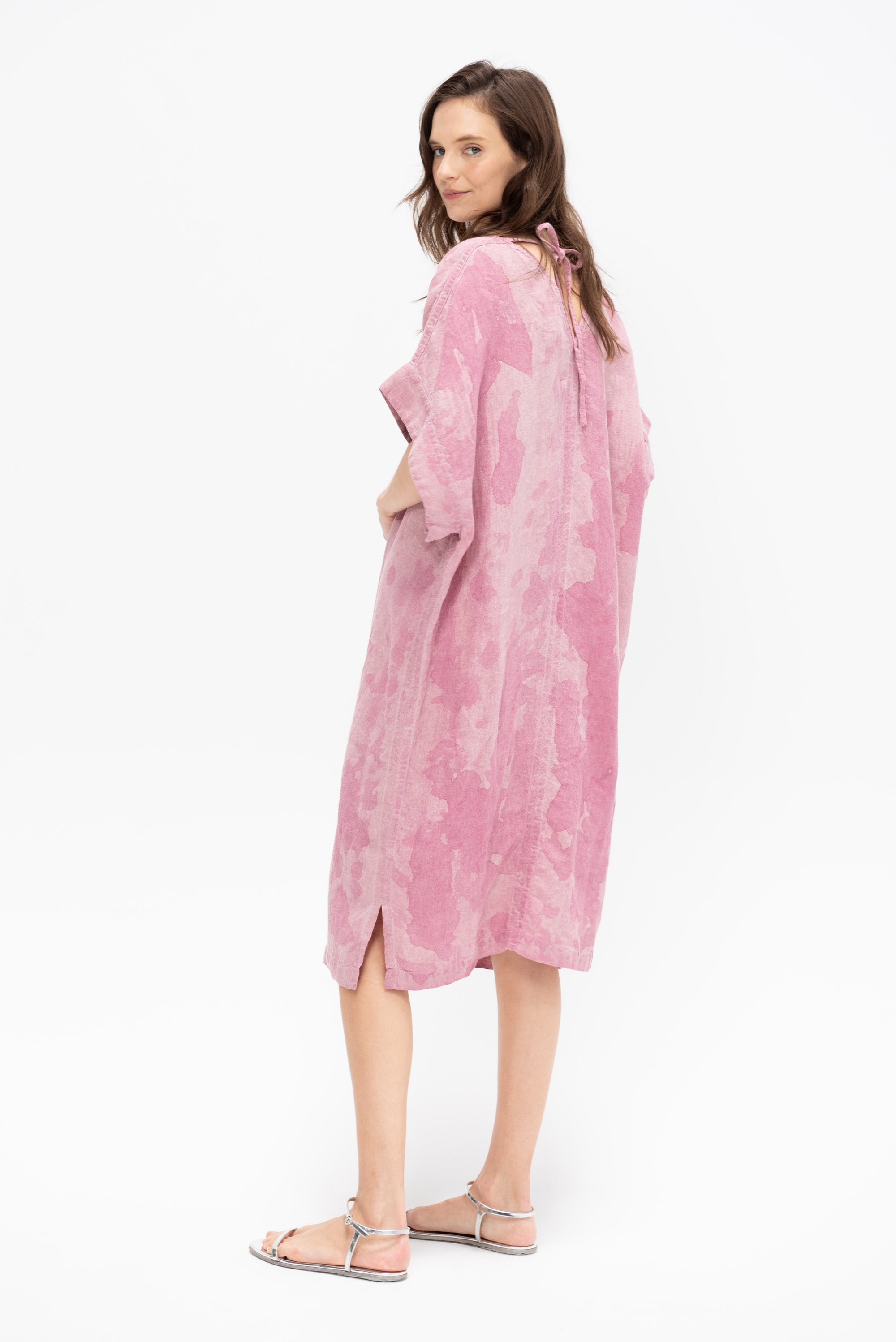 Linen Dress, Mineral Dye