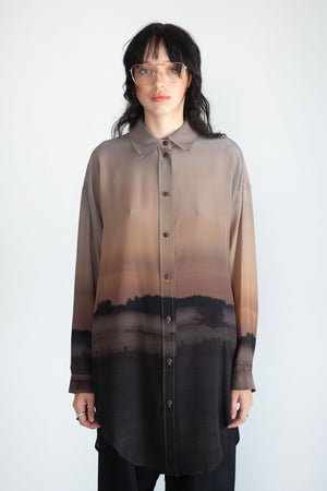 Anntian - Big Shirt, Print A - Rough Nights