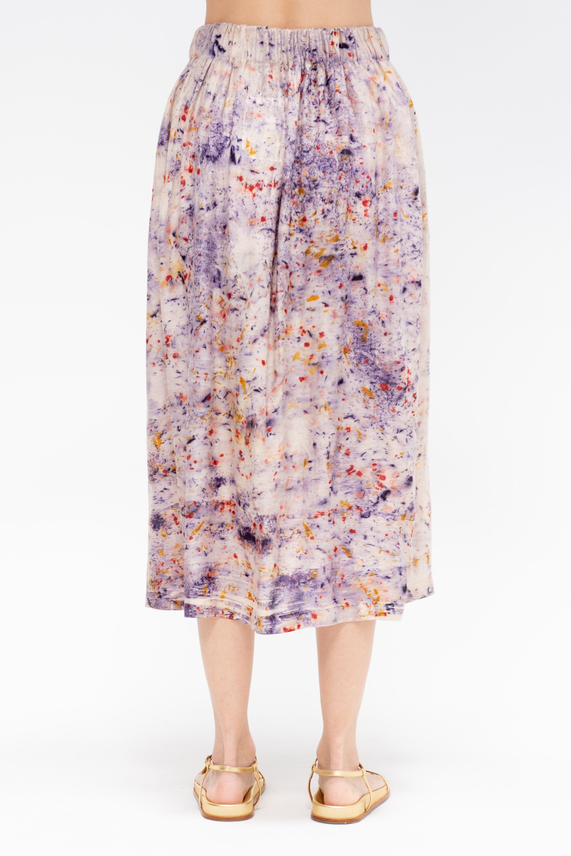 Silk Skirt, Bundle Dyed