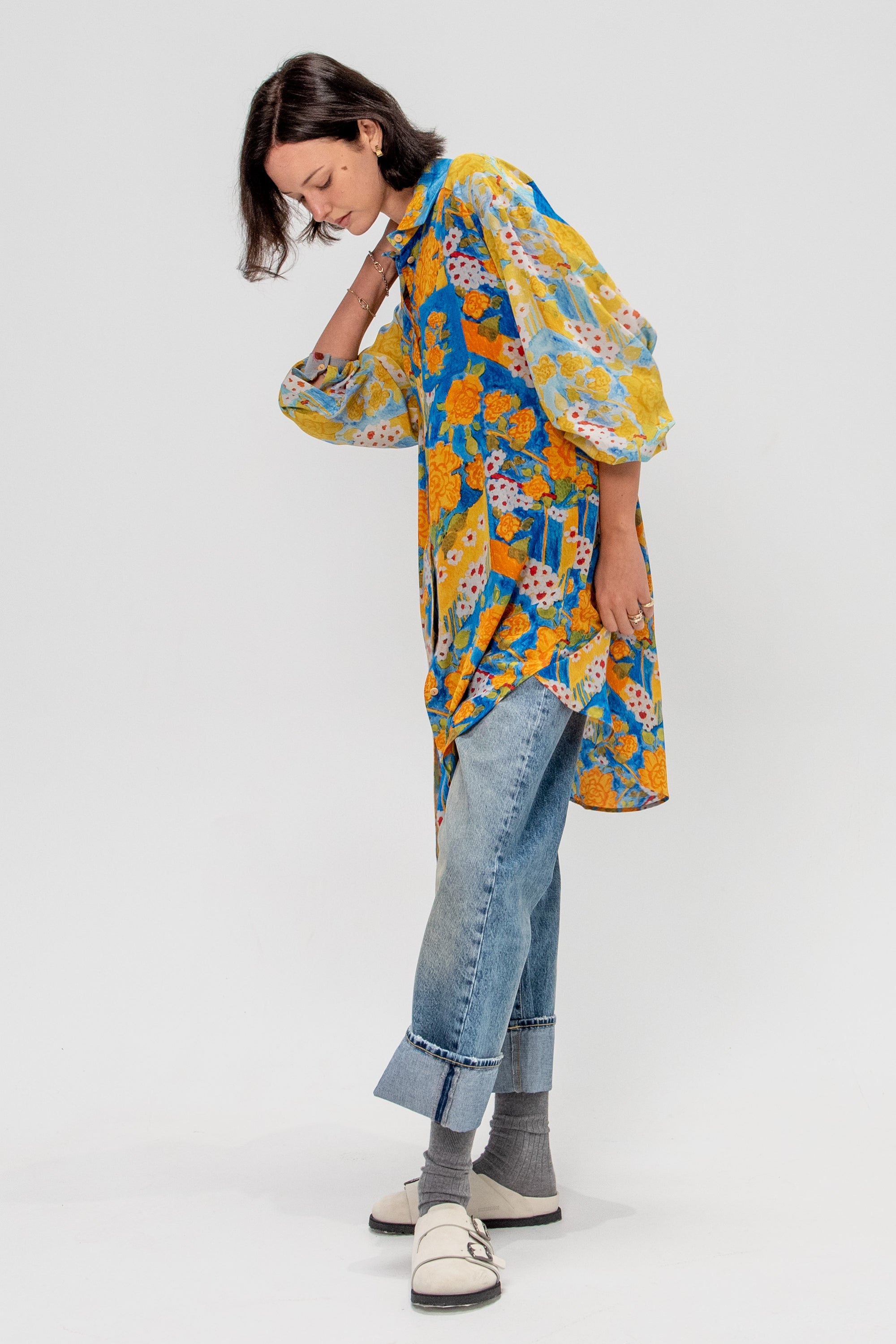 Silkshirt, Print ABC