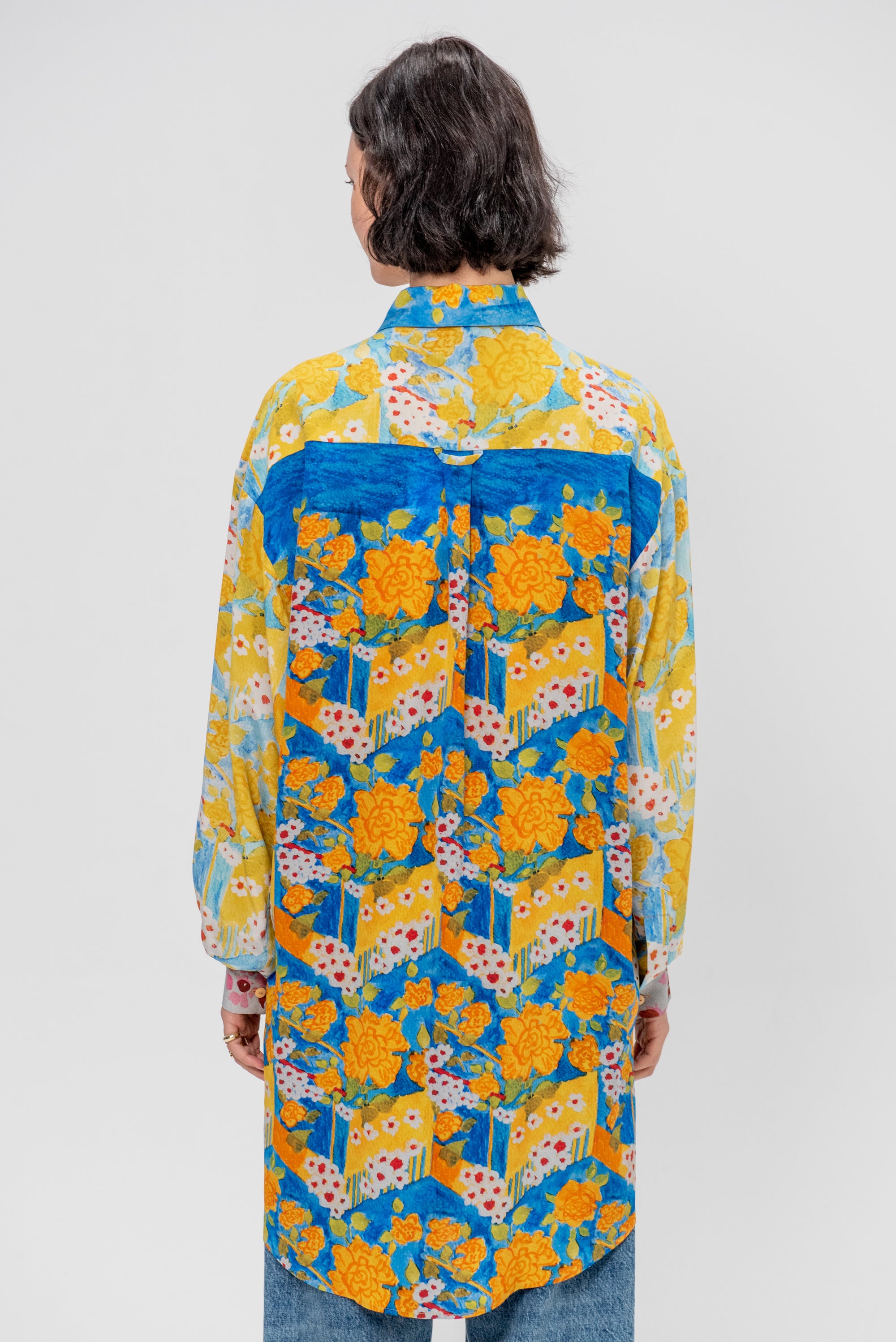 Silkshirt, Print ABC