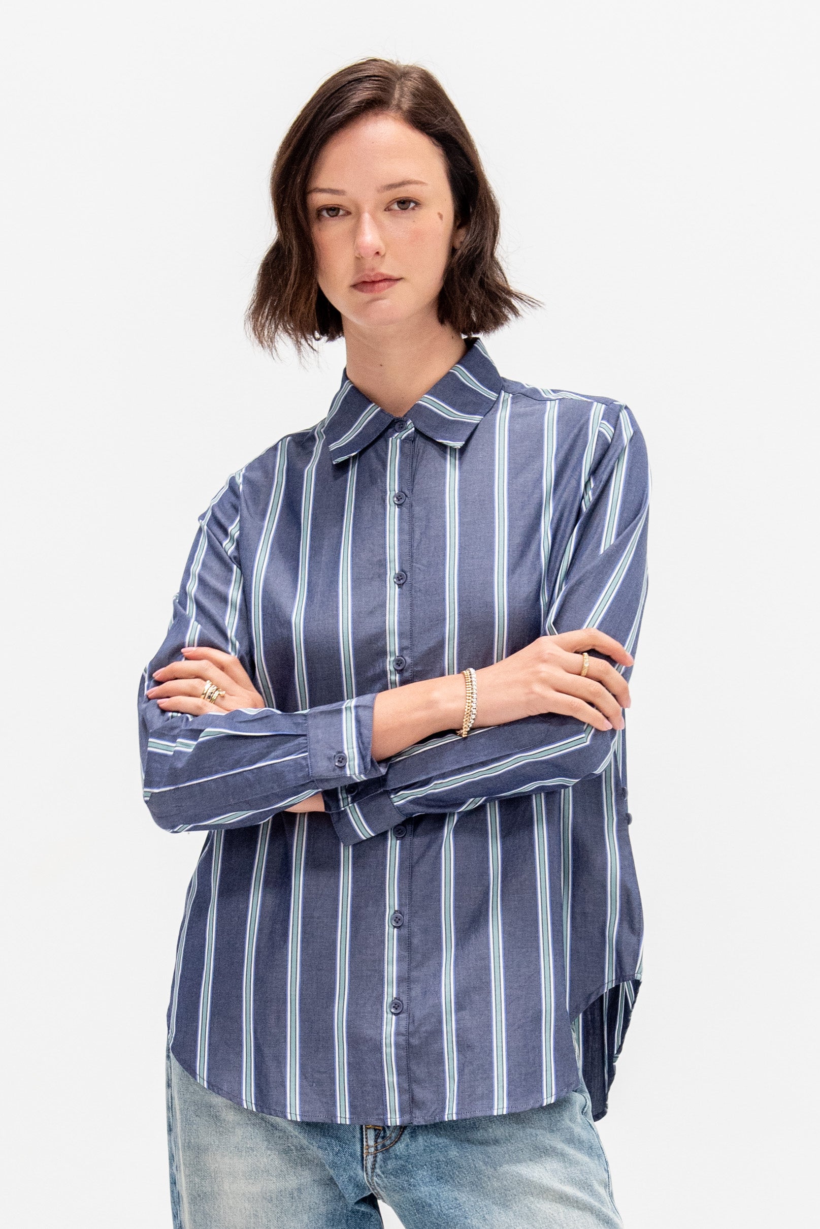 Apiece Apart Sodi Wrap Button-Up Women Shirt