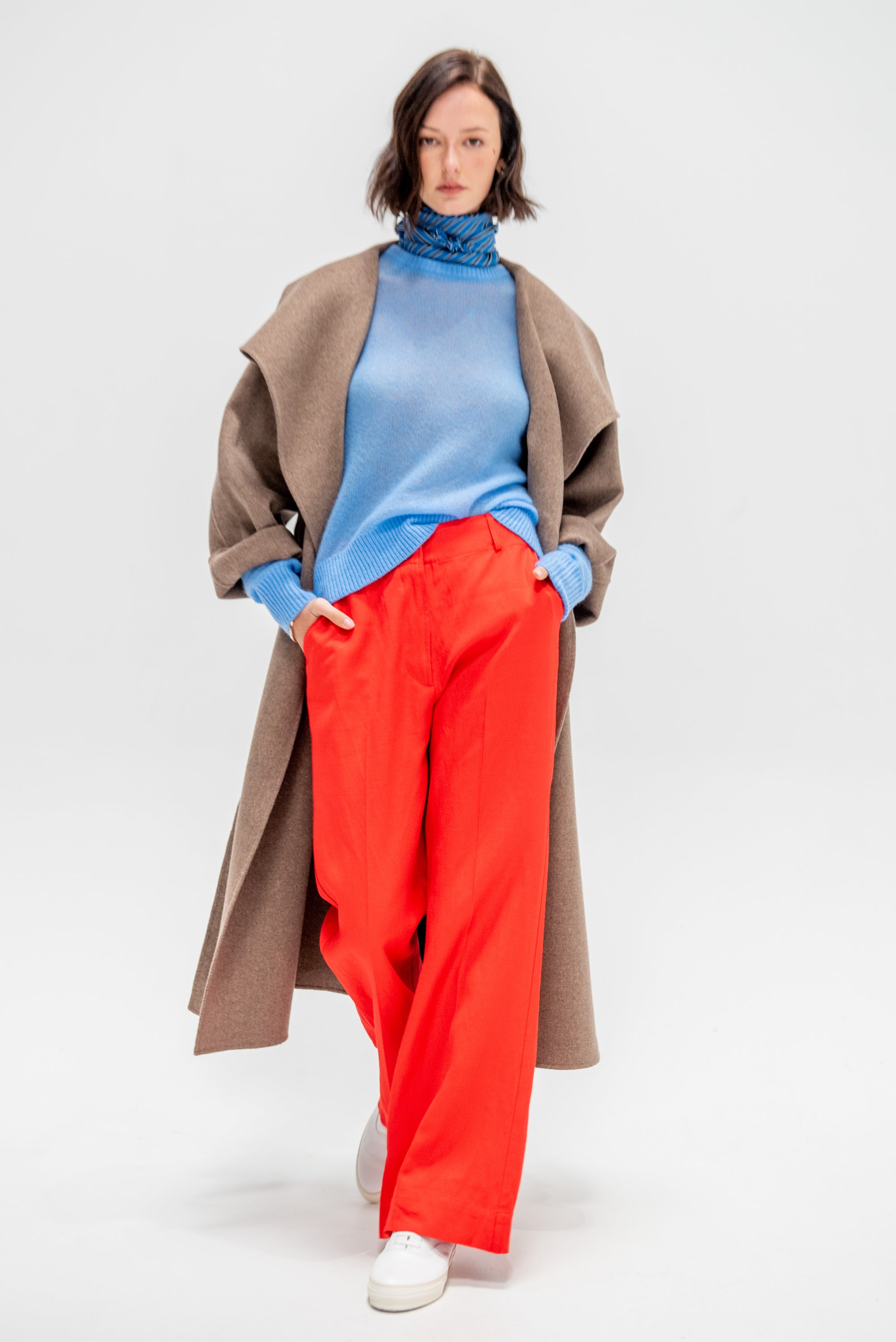 Softest Tissue Weight Sweater, Cornflower