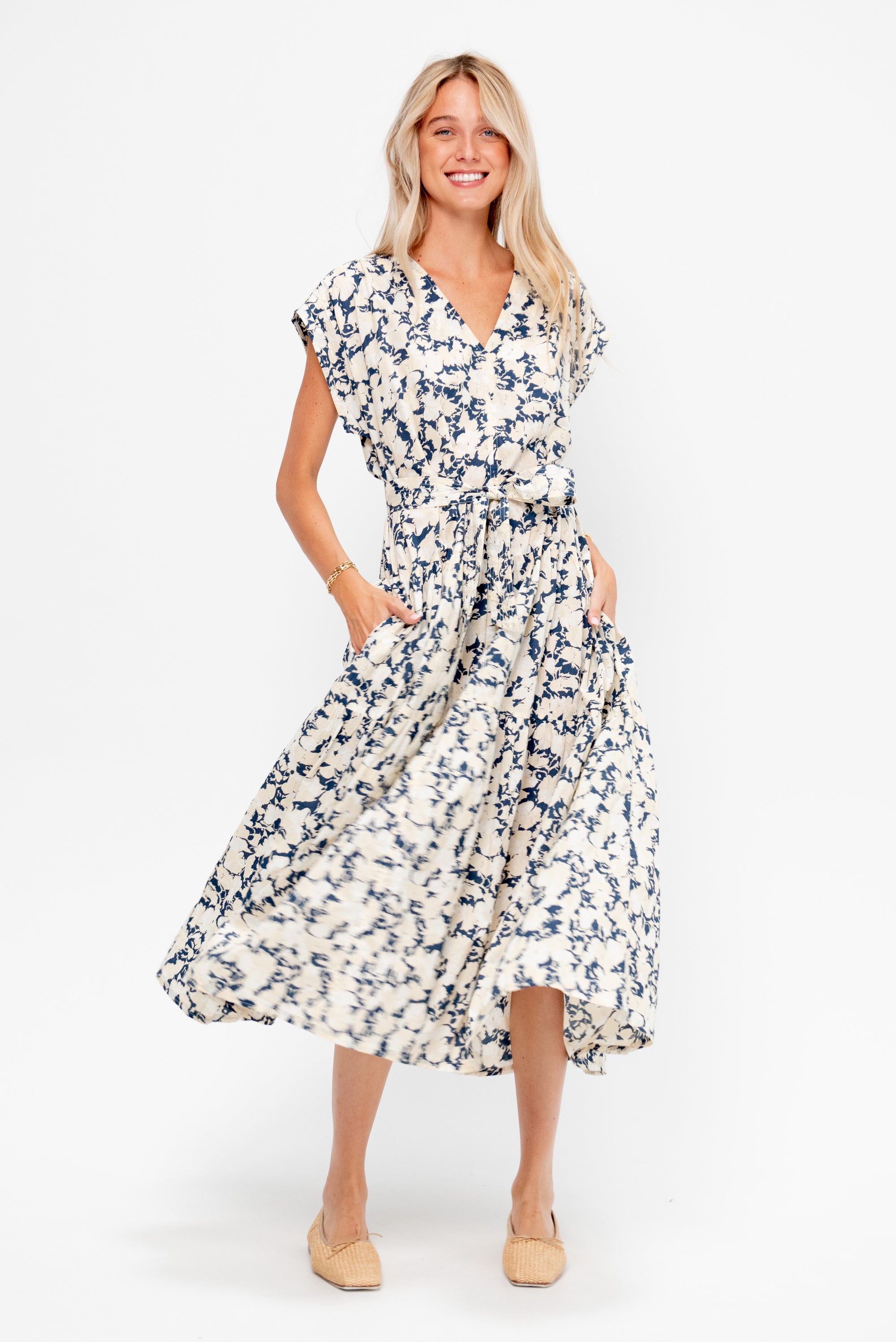 Agathe Tier Maxi,  Alina Floral Cream