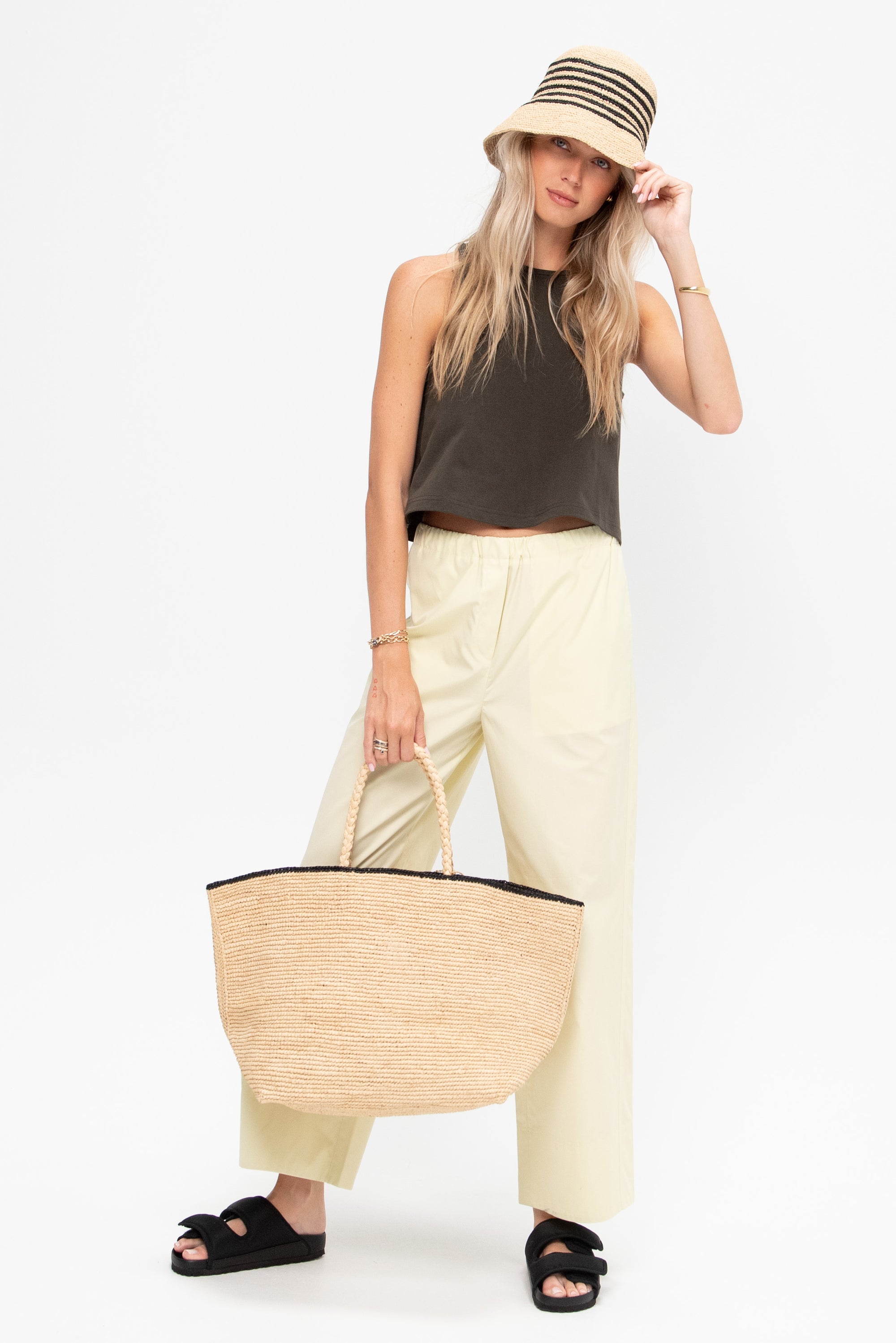 New Agnes Tank, Deep Olive