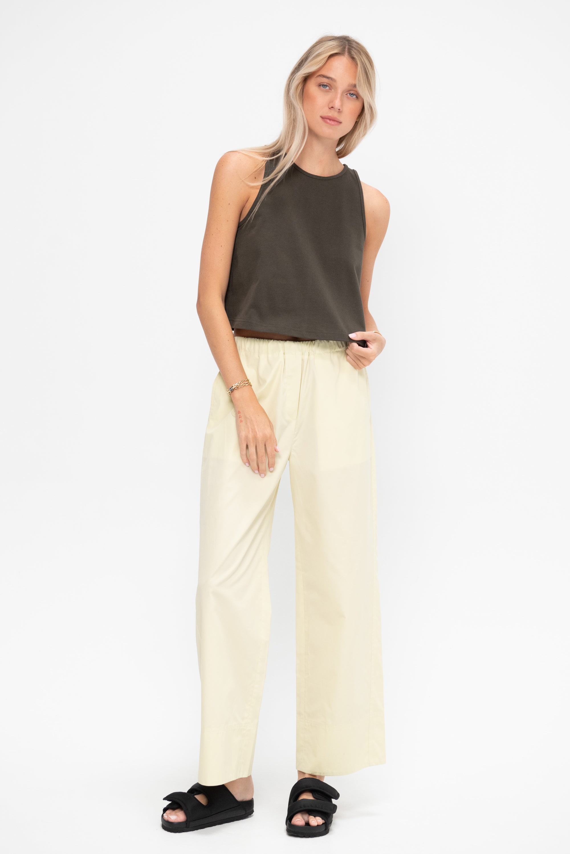 New Agnes Tank, Deep Olive