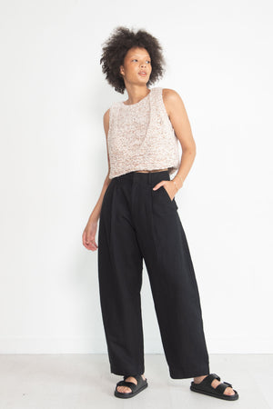 APIECE APART - Bari Crop Trouser, Black
