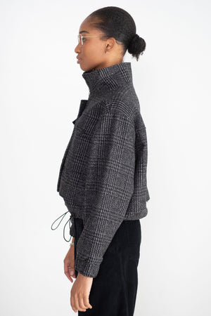 Apiece Apart - Selva Cropped Bomber, Plaid Bomber