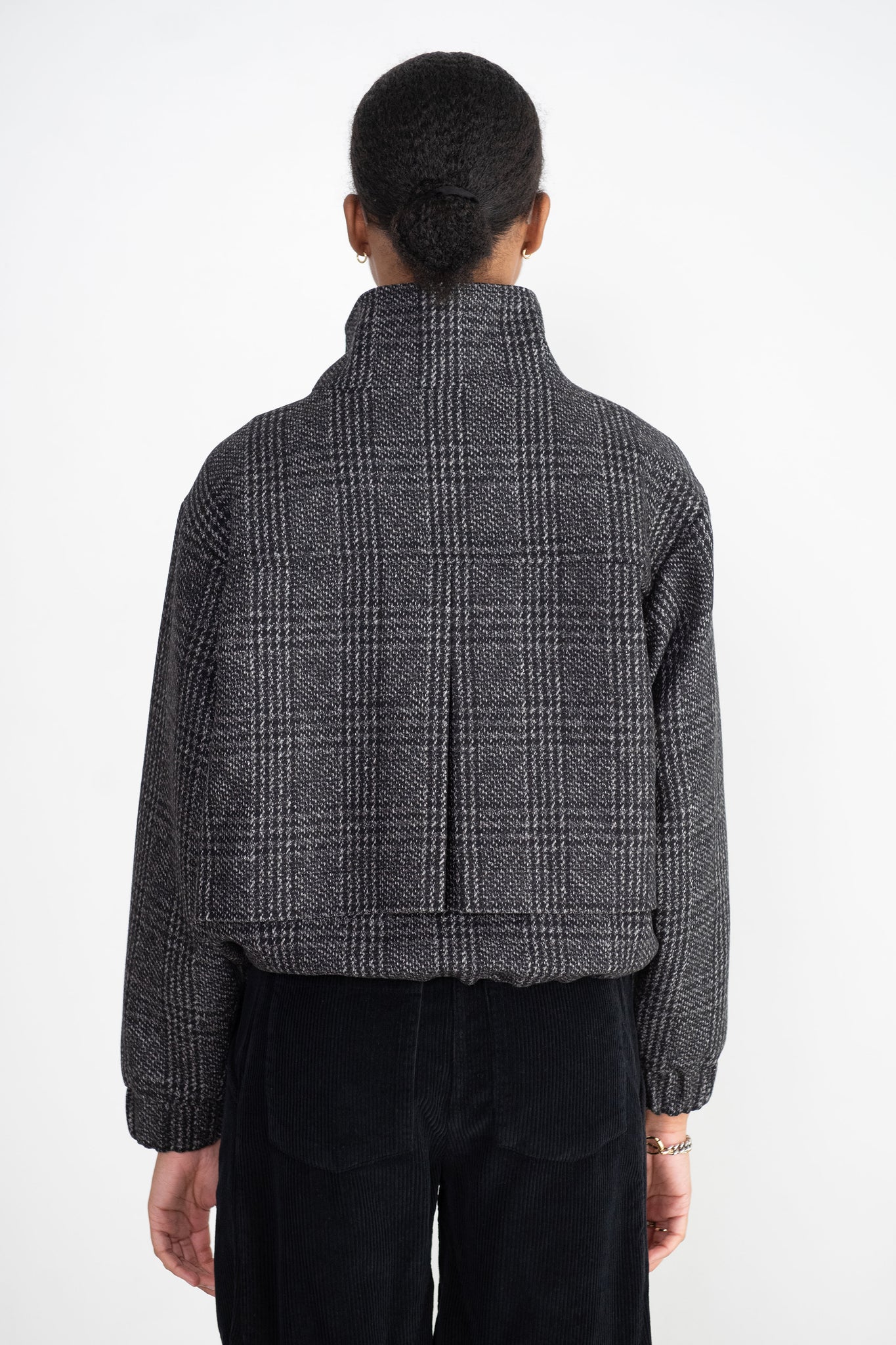 Apiece Apart - Selva Cropped Bomber, Plaid Bomber