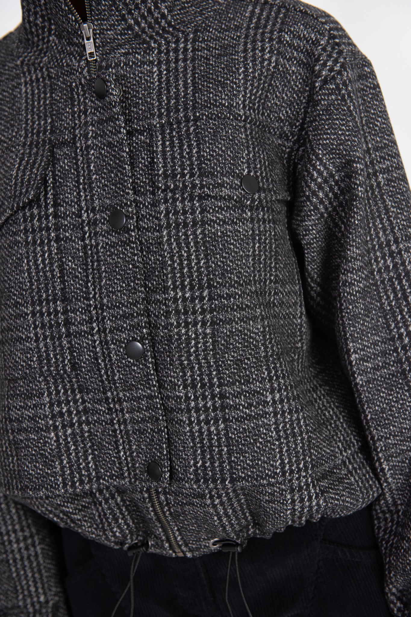 Apiece Apart - Selva Cropped Bomber, Plaid Bomber