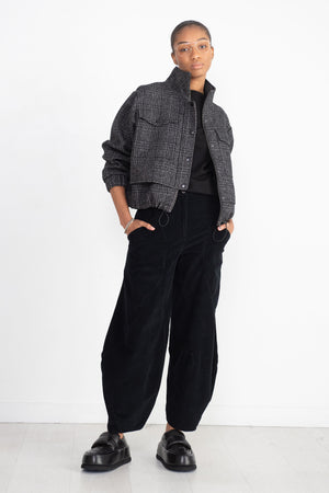 Apiece Apart - Selva Cropped Bomber, Plaid Bomber