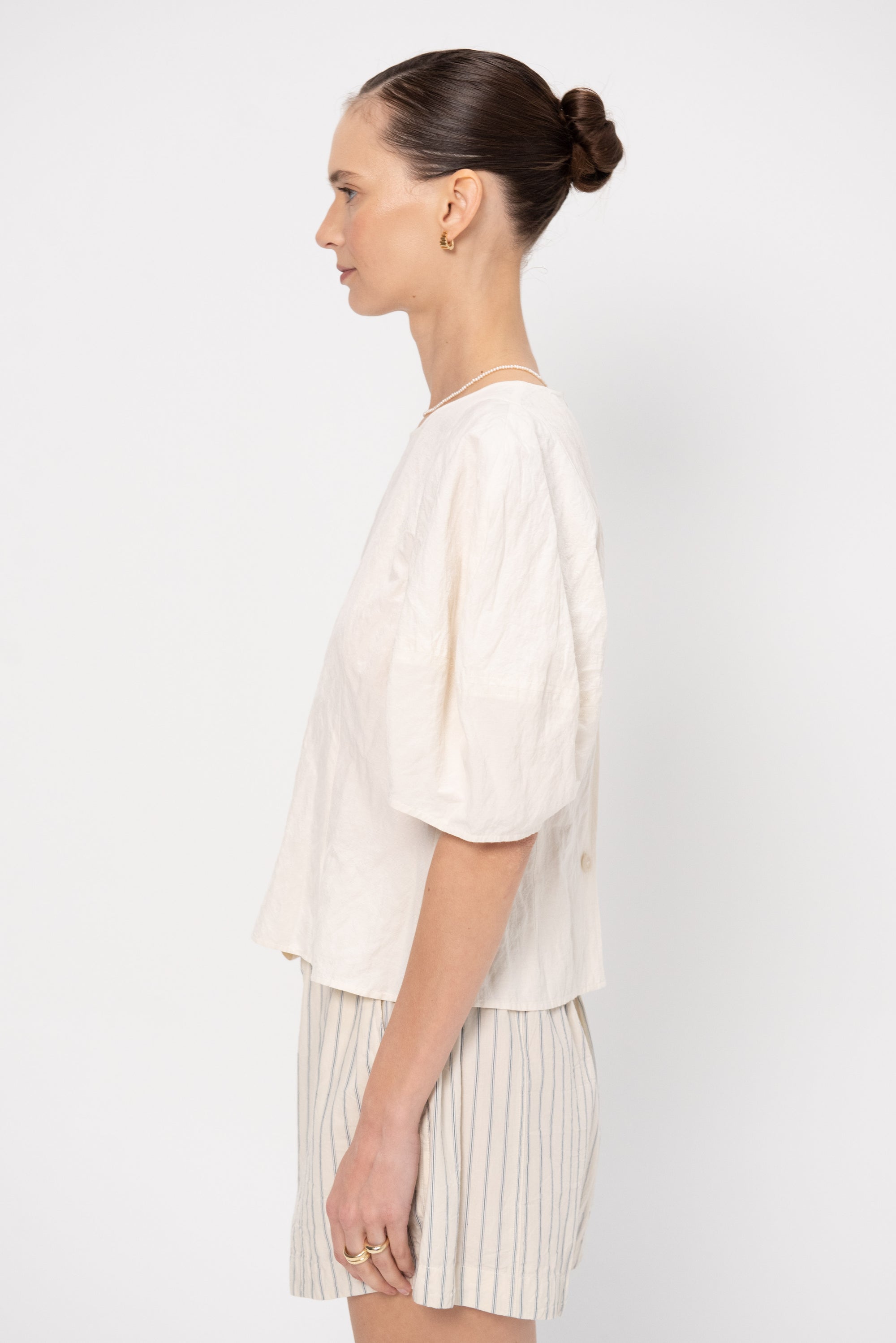 Lino Top, Cream