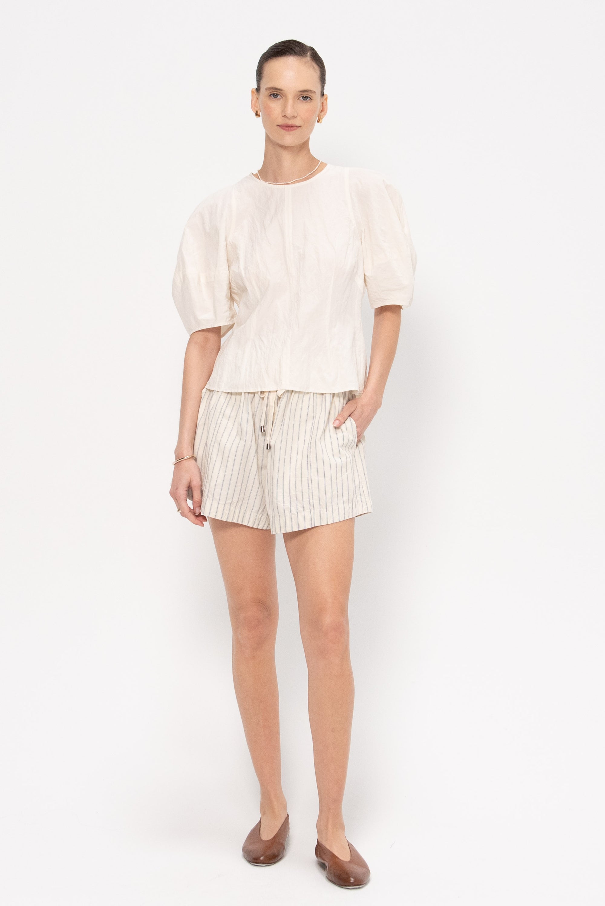 Lino Top, Cream