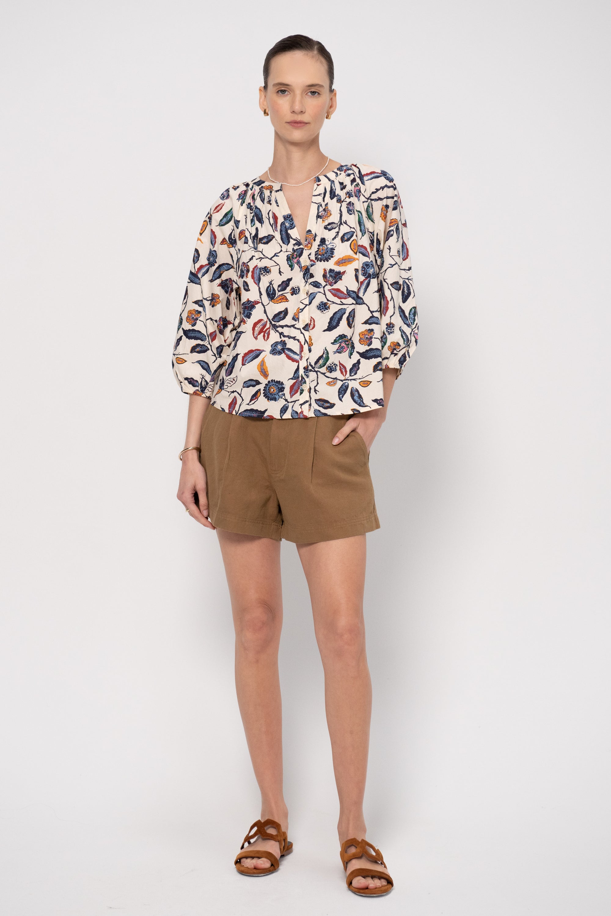Mitte Top, Garden Floral