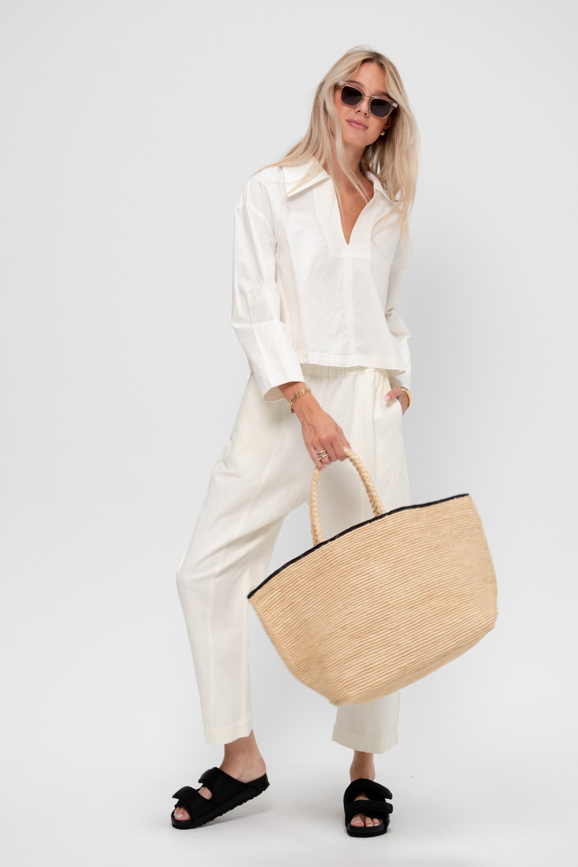 Sauna Pant, Cream