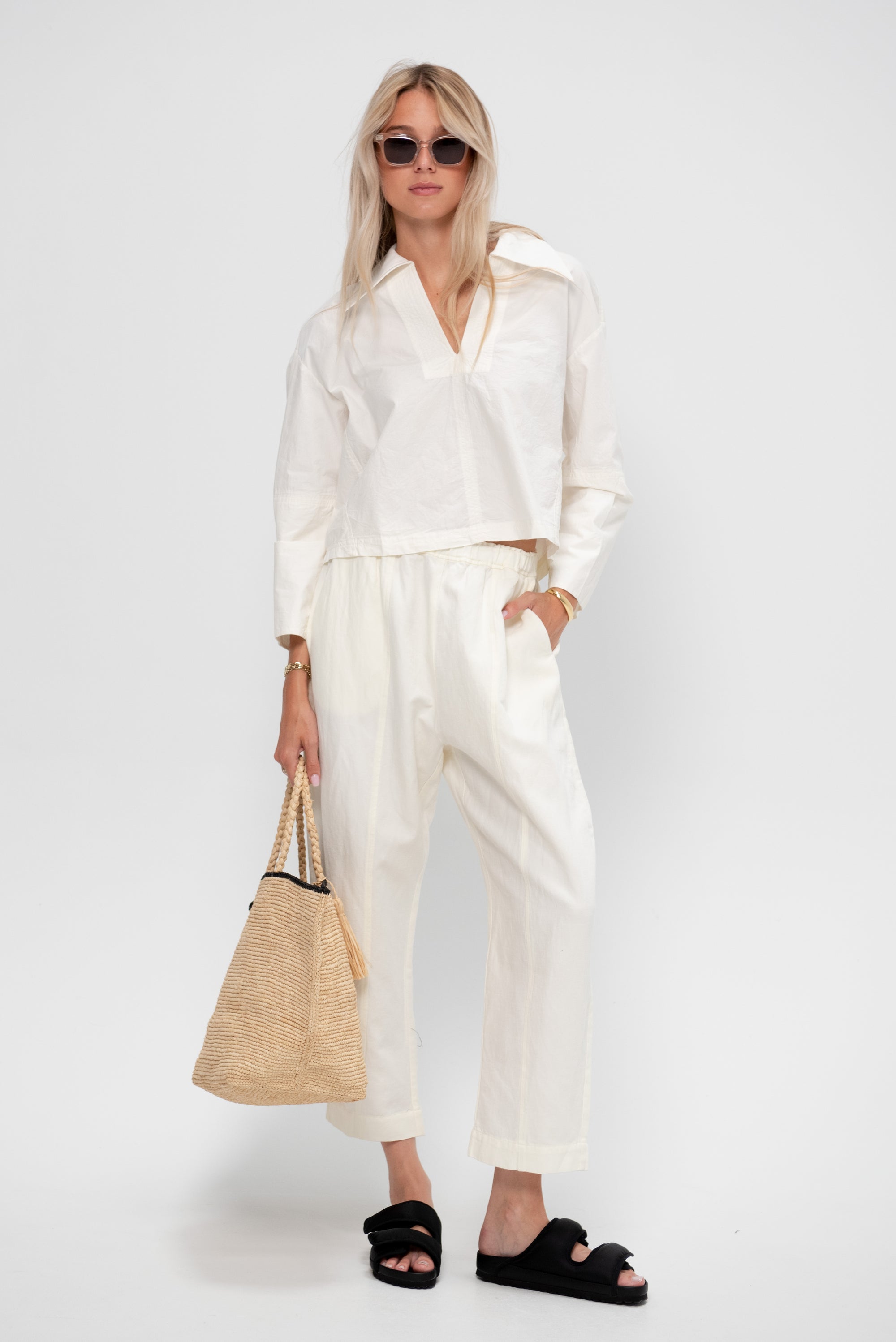 Sauna Pant, Cream