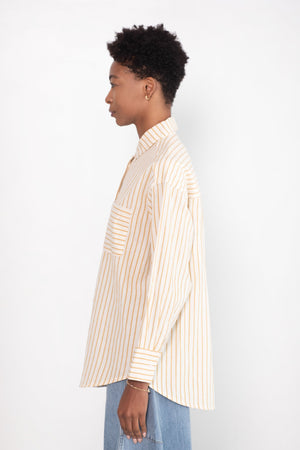 APIECE APART - Oversized Button Down, Sun Stripe