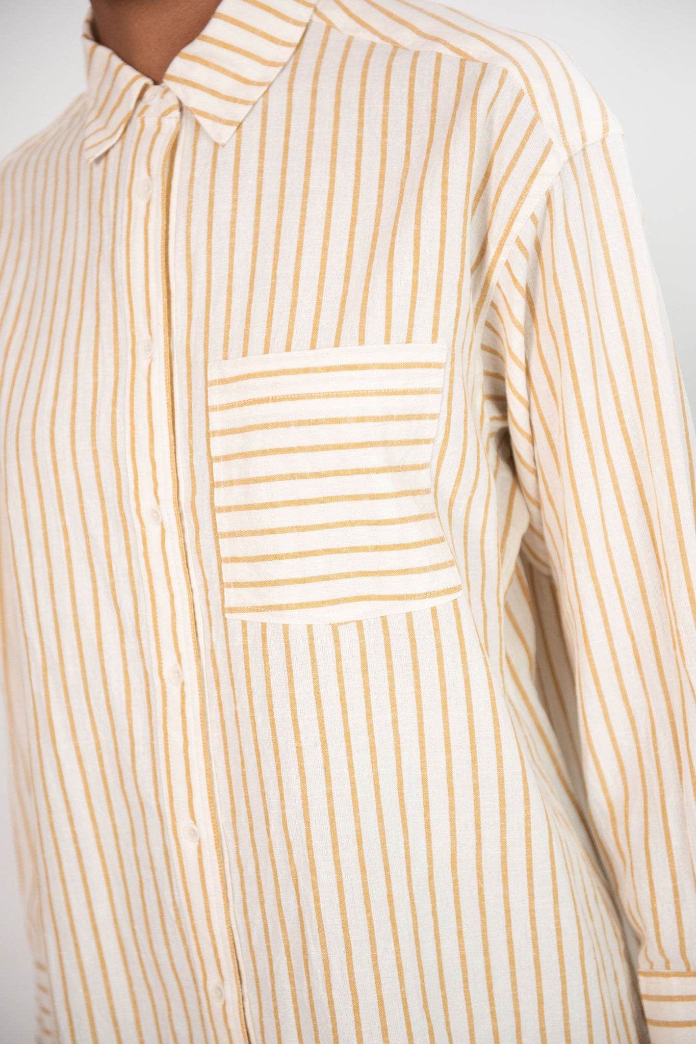 APIECE APART - Oversized Button Down, Sun Stripe