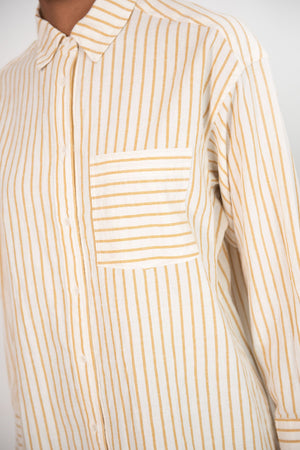 APIECE APART - Oversized Button Down, Sun Stripe