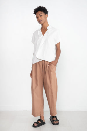 APIECE APART - Spa Pleat Pant, Deep Khaki