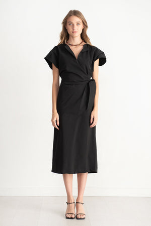 Apiece Apart - Yambica Tie Dress, Black