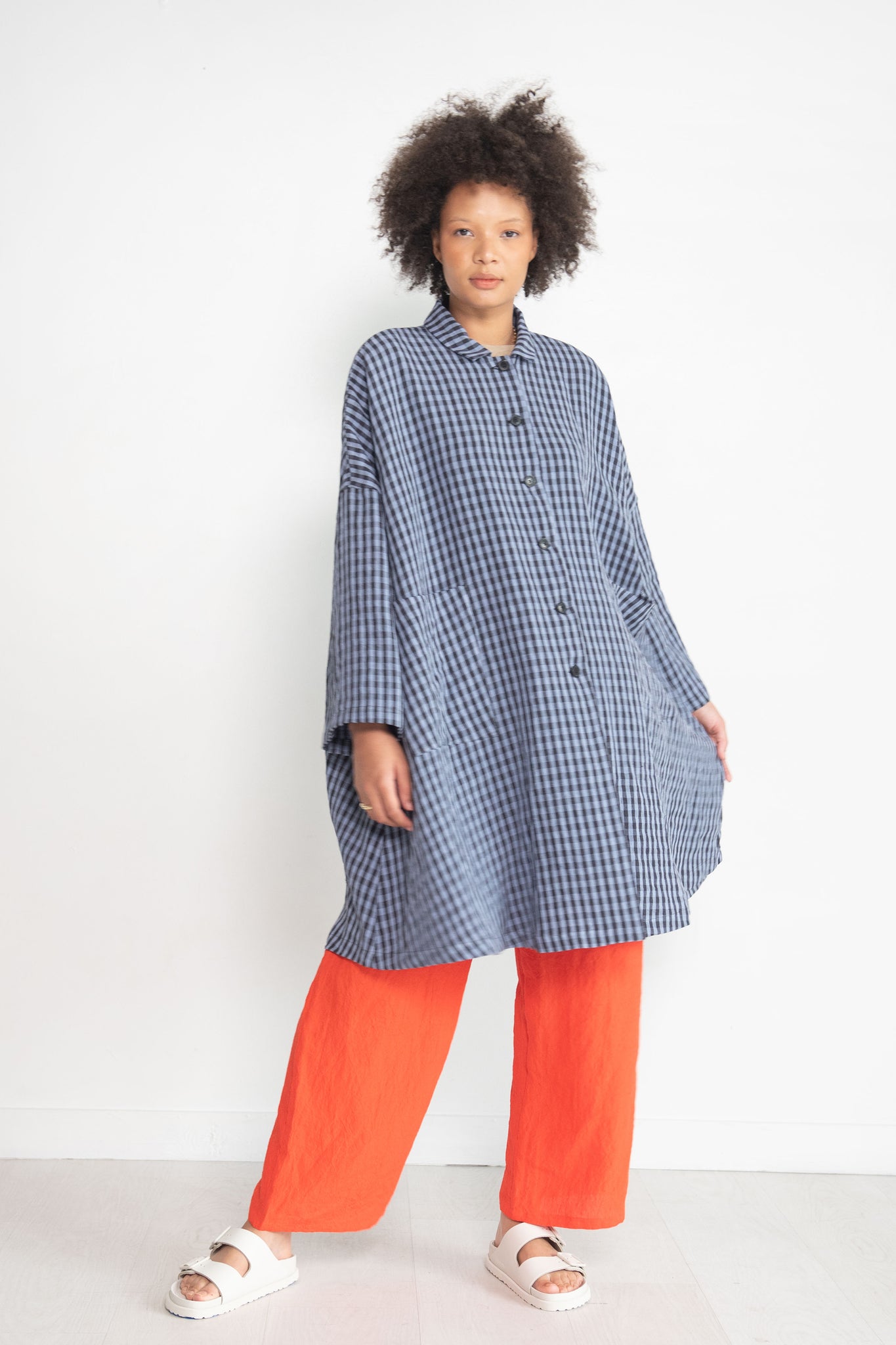 APUNTOB - Checkered Coat, Sugar Blue Iron