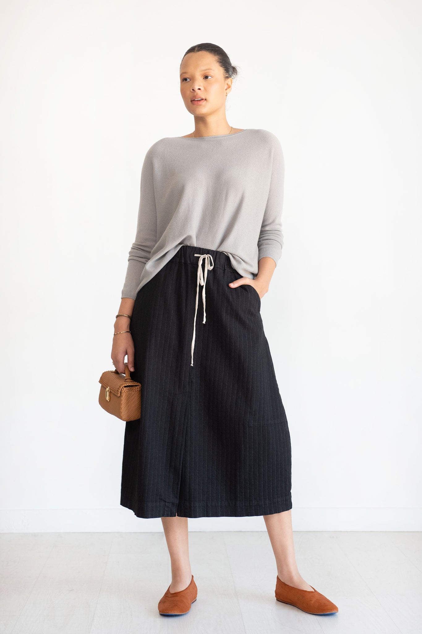 APUNTOB - Long Sleeve Knitwear, Medium Grey