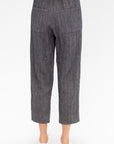 Herringbone Trousers, Ecru & Blue
