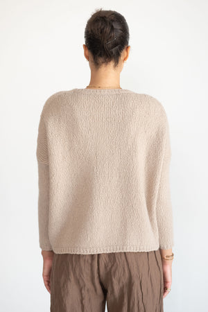 APUNTOB - Nubby Sweater, Ecru