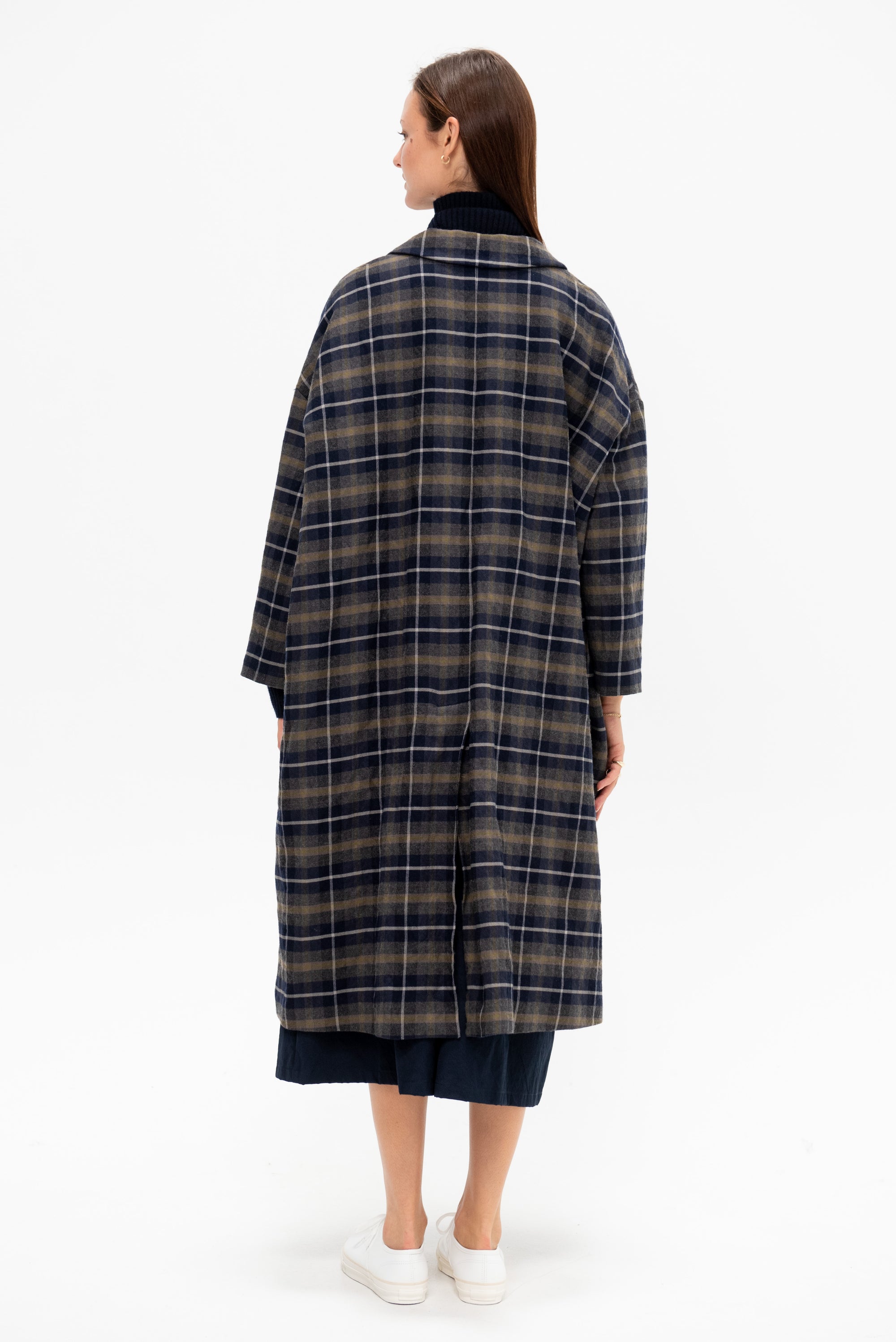 Plaid Coat, Anthracite
