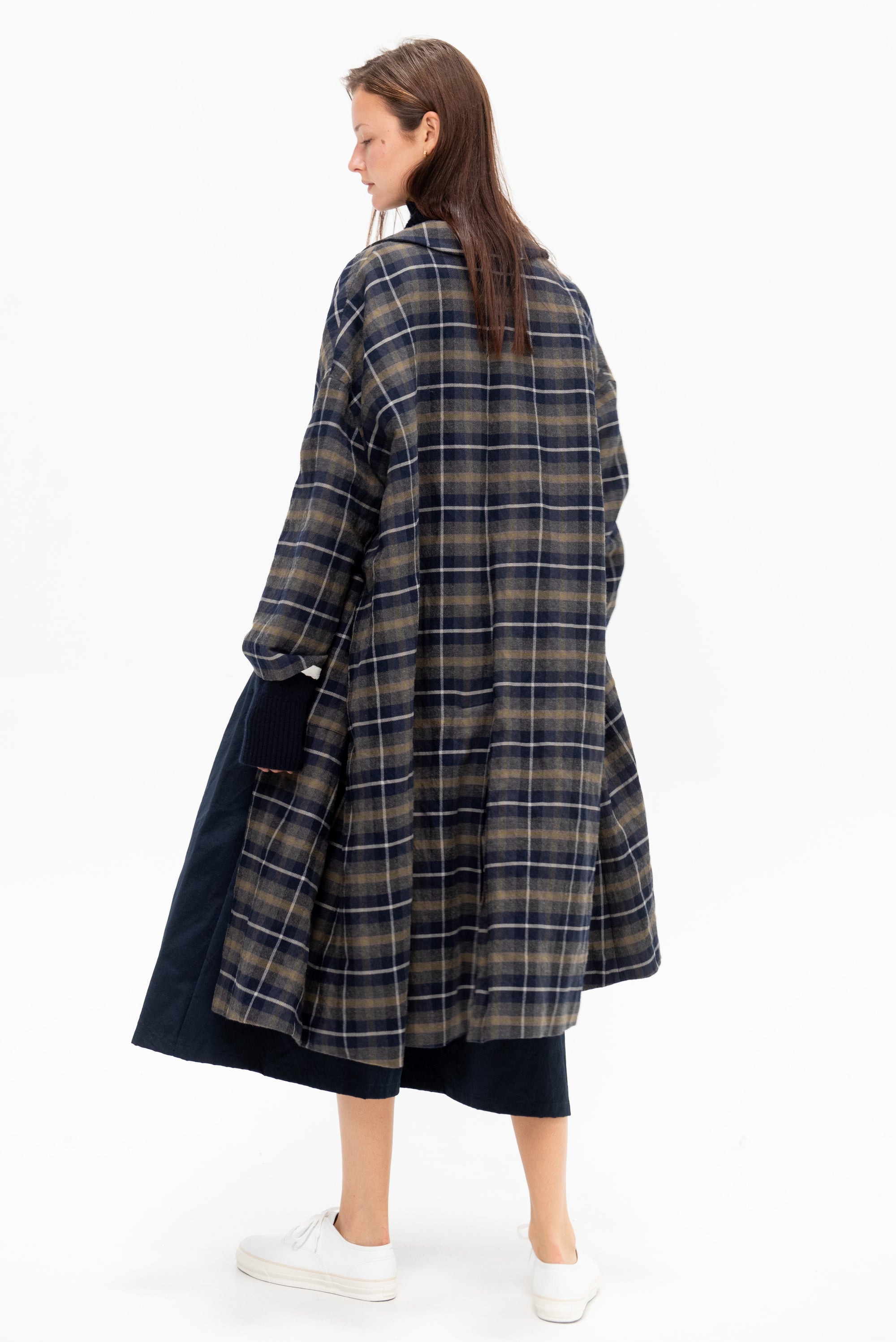 Plaid Coat, Anthracite